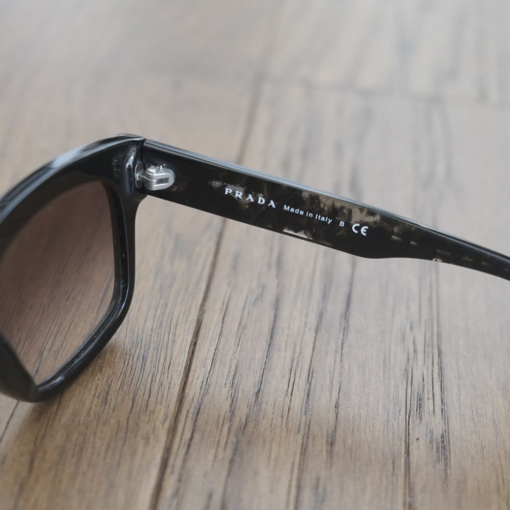 Prada Square Black Sunglasses - Picture 9 of 16